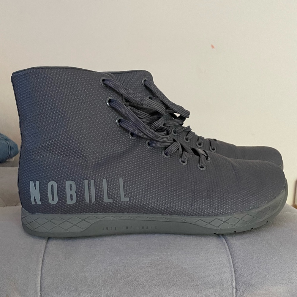 Dark grey NOBULL high top trainers